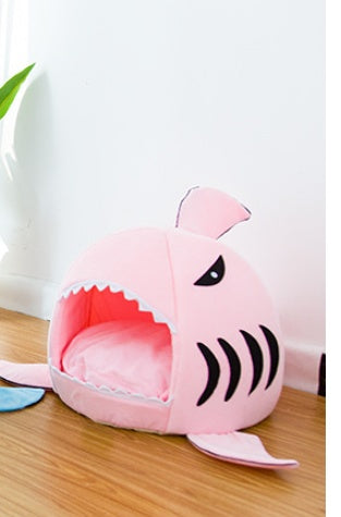 Shark Pet Bed For Small Dogs And Cats