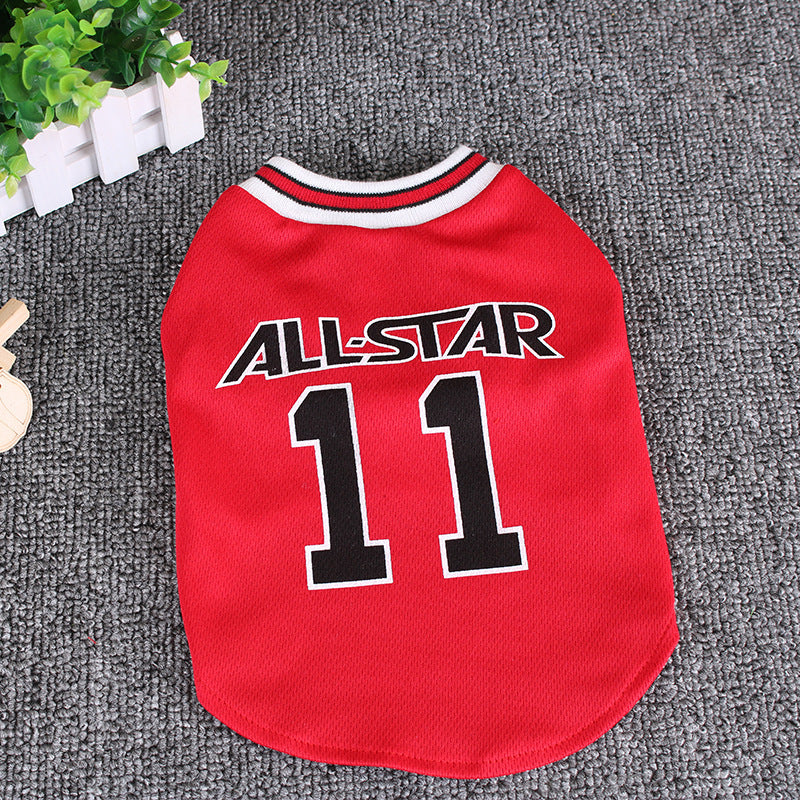 Hot World Cup Ball Spring And Summer Dog Vest