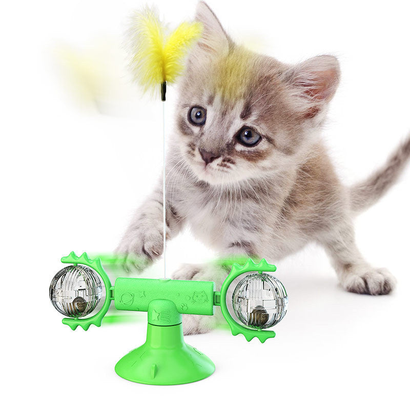 Multi-Function Cat Windmill Toy