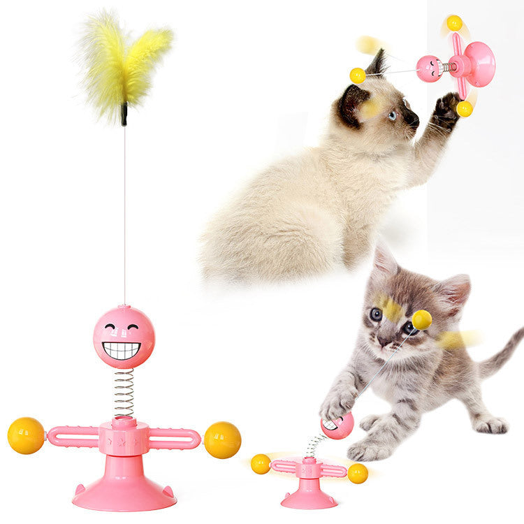 Multi-Function Cat Windmill Toy