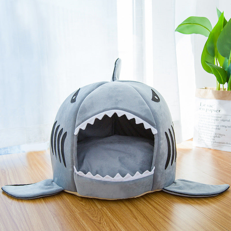 Shark Pet Bed For Small Dogs And Cats