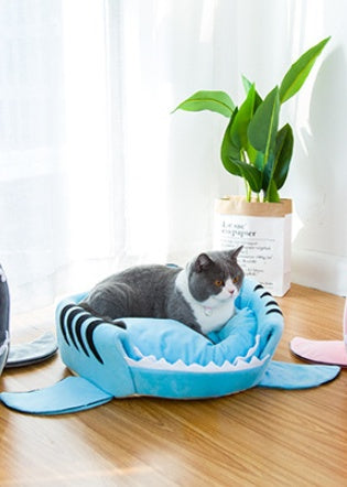 Shark Pet Bed For Small Dogs And Cats