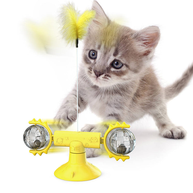 Multi-Function Cat Windmill Toy