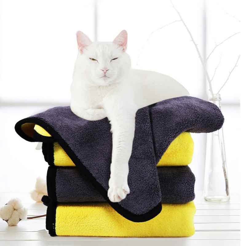 Super-Soft, Absorbent Pet Towels (For Dogs & Cats)