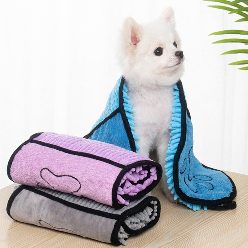 Absorbent Bath Towels for Dogs and Cats