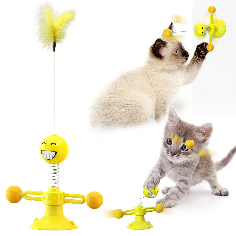 Multi-Function Cat Windmill Toy