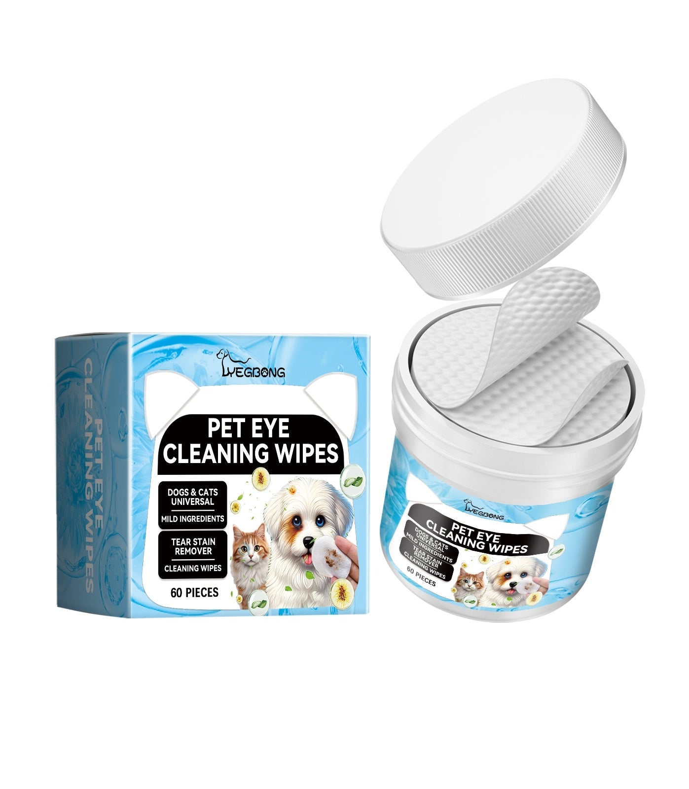 DOG Eye Cleaning Wipes