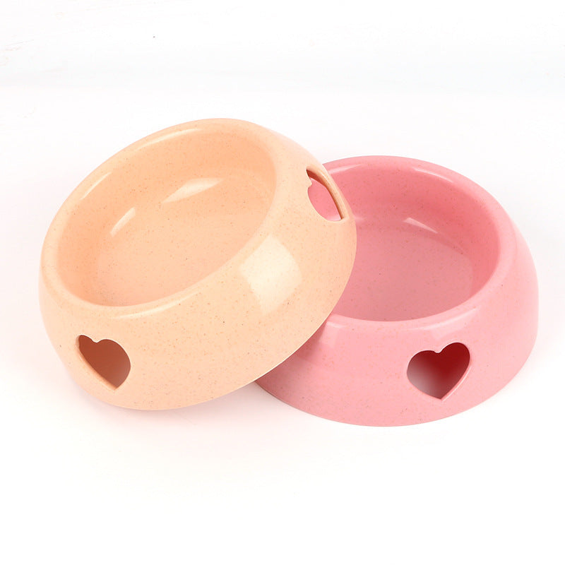 Dog Feeding Bowl with Love Design