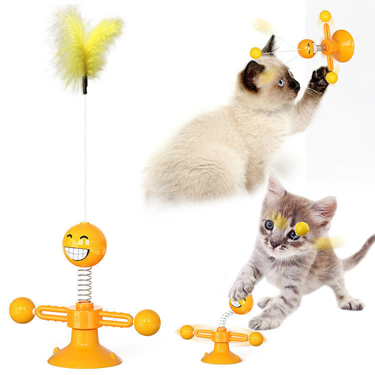 Multi-Function Cat Windmill Toy