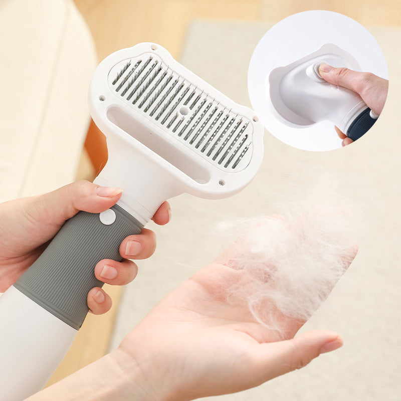 Electric Hair Pulling And Blowing Comb For Pets